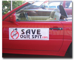 Save Our Spit large sticker