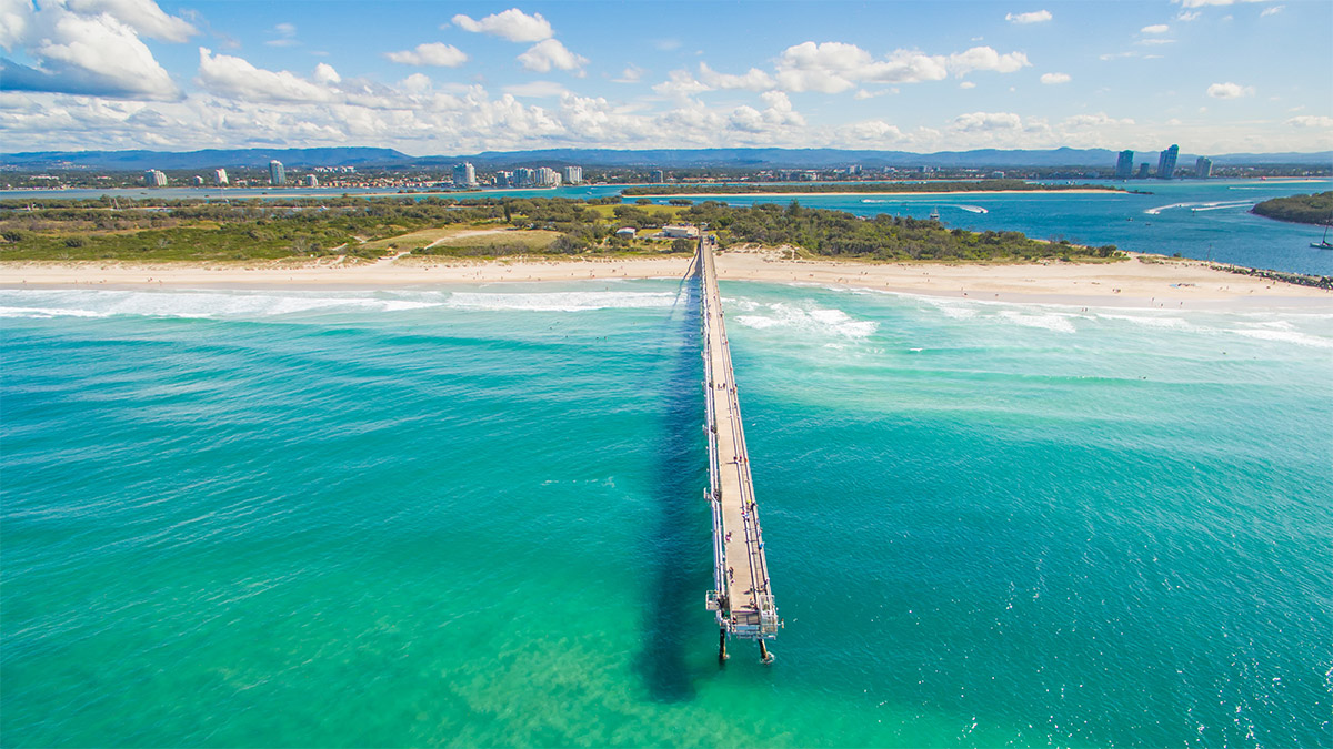 Wavebreak Island Aerial View